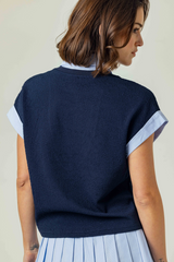 Dark Slate Gray Lune Top Top