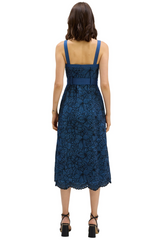 White Smoke Lia Dress Midi Dress