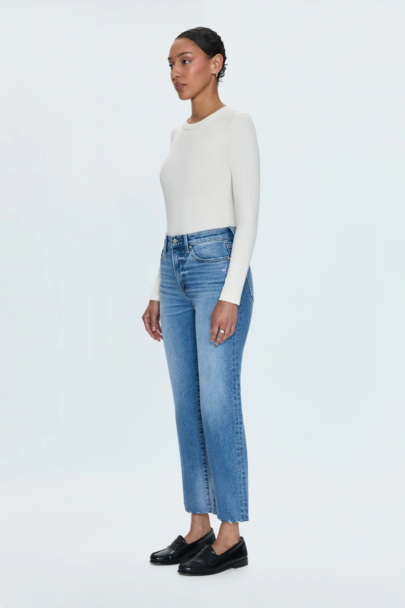 Lavender Charlie High Rise Classic Straight Jean | Rhythm Vintage Jeans