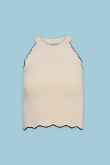 Light Gray Azzura Top Top