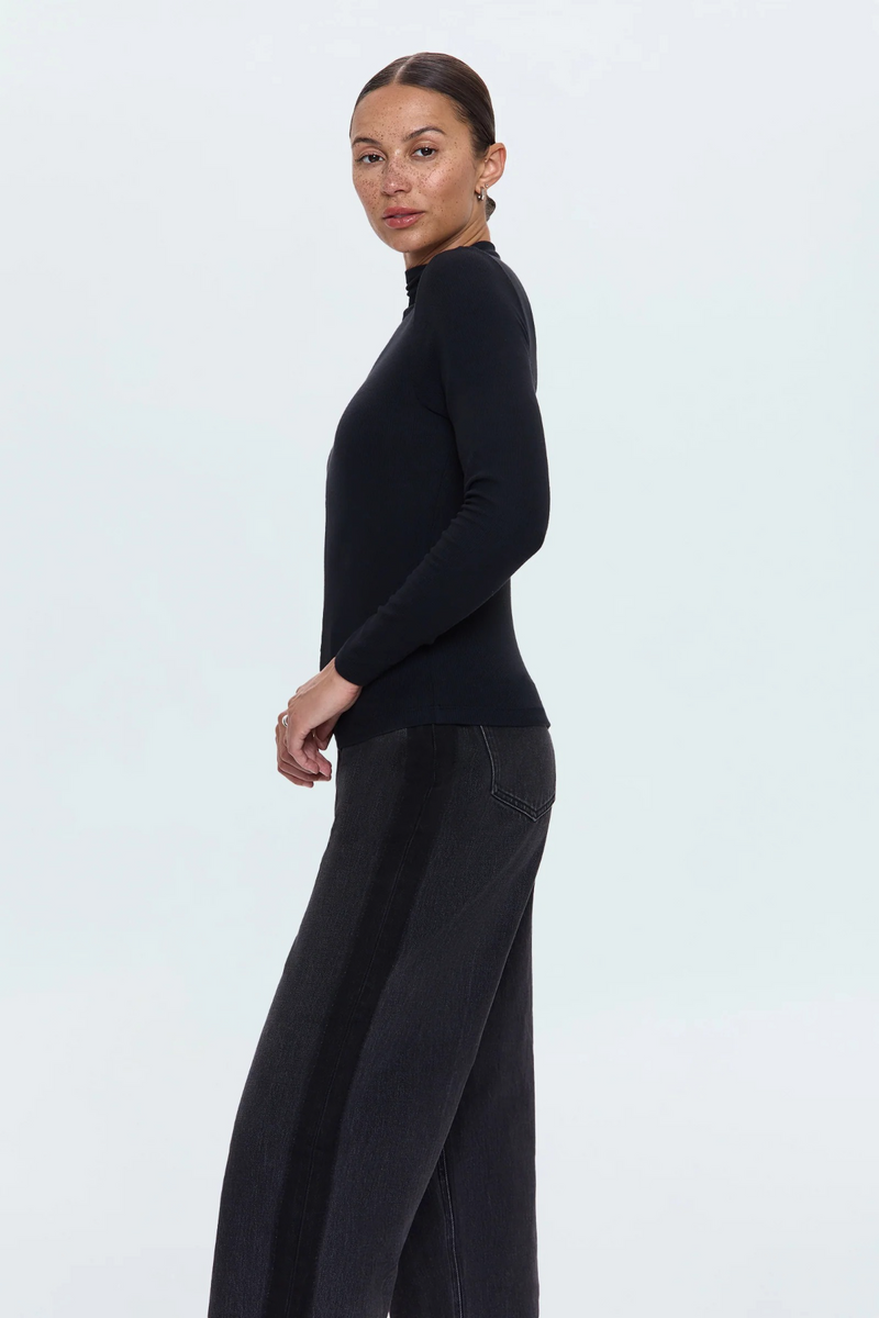 Black Wes High Rise Barrel Jean | Cinema Jeans