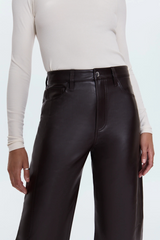 Light Gray Eli High Rise Barrel Jean | French Roast Pant