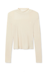 Antique White Kim Mockneck Top Top