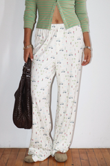 Light Gray Sunday Golf Pointelle Lounge Pants Pant