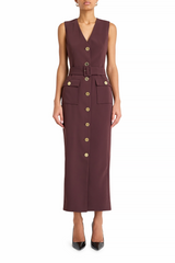Dark Olive Green Sonata Dress Maxi Dress