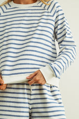 Antique White The Coastal Cool Striped Pullover Pullover