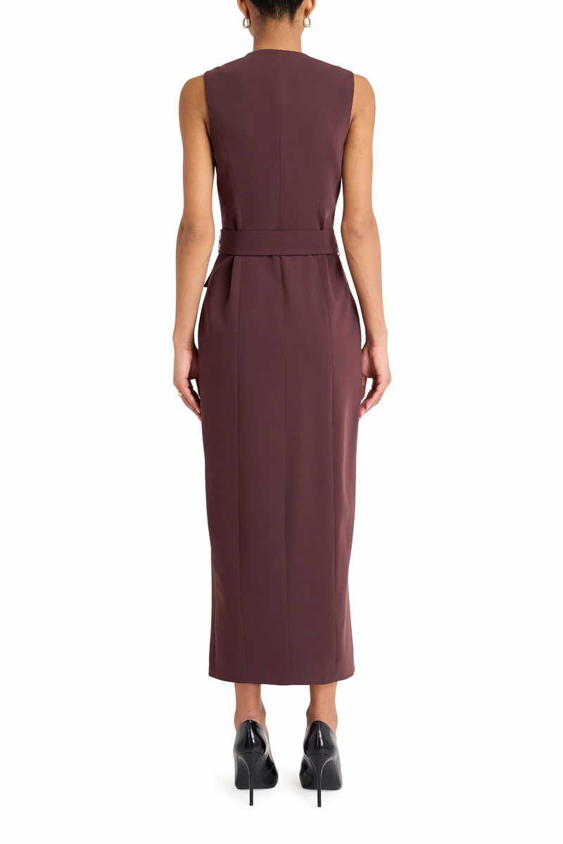 Dark Olive Green Sonata Dress Maxi Dress