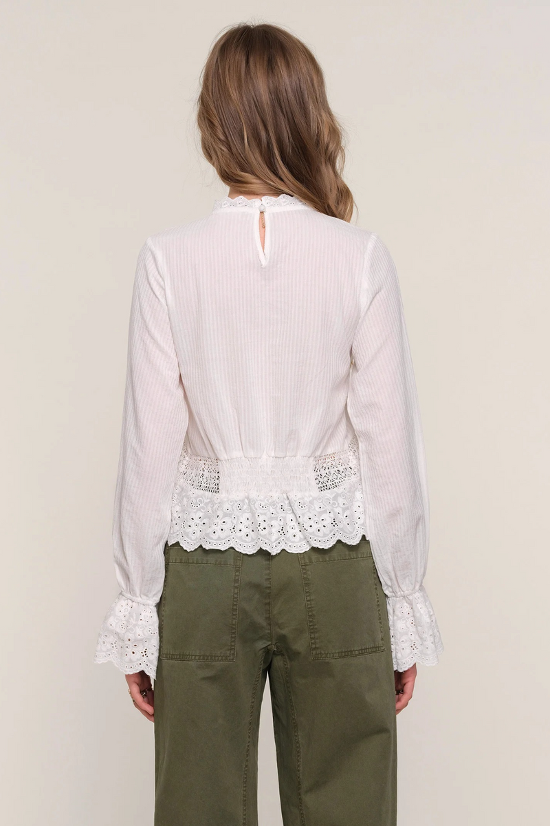 Light Gray Miriam Top Top