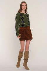 Light Gray Elaine Skirt Mini Skirt