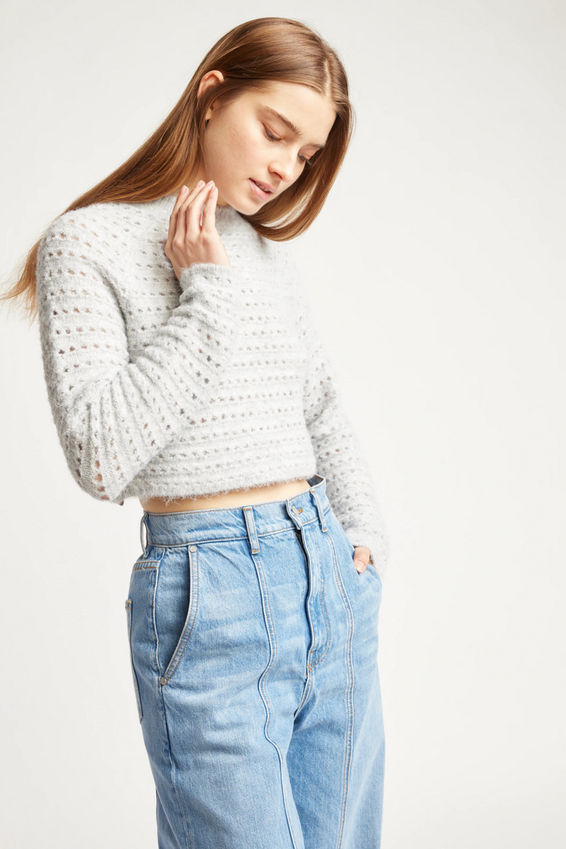 Beige Emersyn Long Sleeve Sweater Sweater