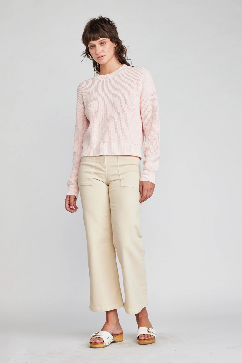 Light Gray Aria Hi-Waist Pants Pant