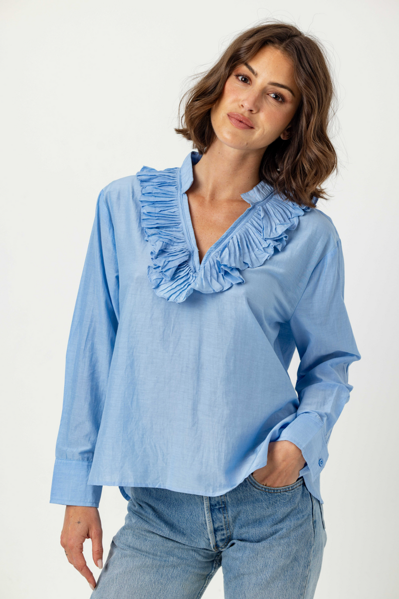 Light Gray Savannah Top Top