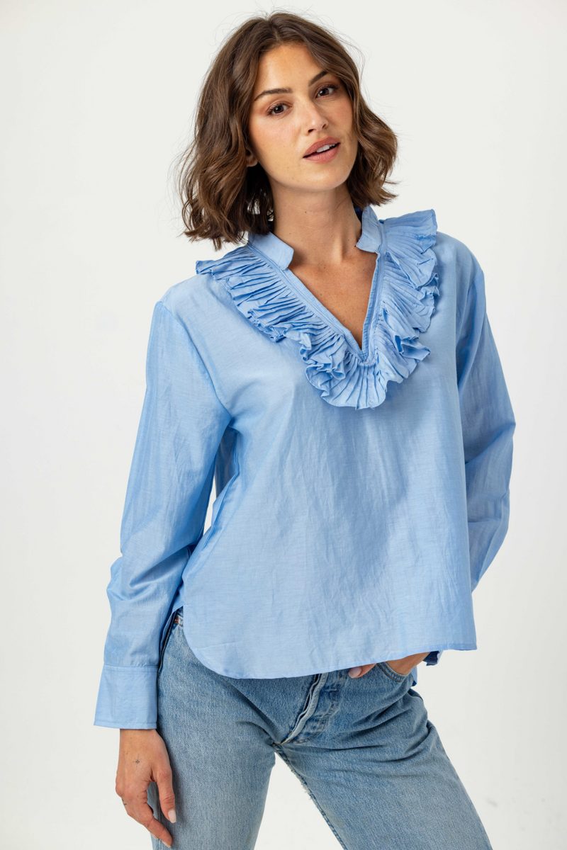 Light Gray Savannah Top Top