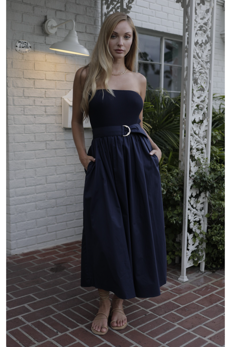Ines Knit Combo Dress