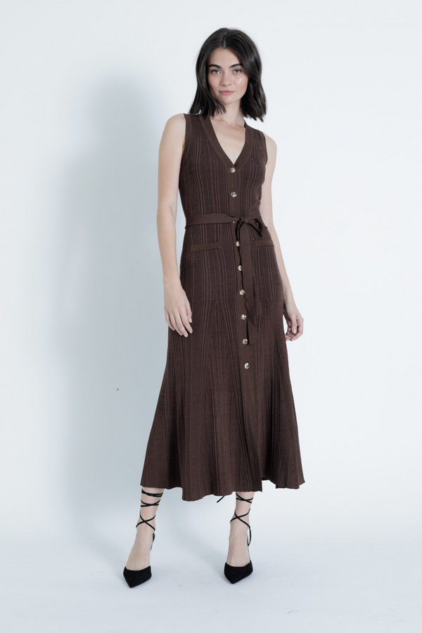 Light Gray Valeria Knit Maxi Dress Maxi Dress