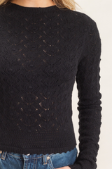 Sweet Disposition Crochet Sweater