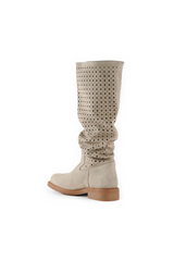 White Smoke Desert Eagle Tall Boot | Sand Suede Boot