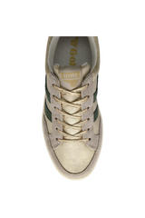 White Smoke Superslam Blaze II Sneaker | Gold/Evergreen/Leopard Sneaker