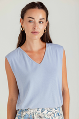 Light Gray Karli Tee Top