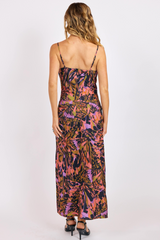Antique White Butterfly Kiss Bias Maxi Slip Dress Maxi Dress
