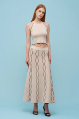 Light Steel Blue Azzura Top Top