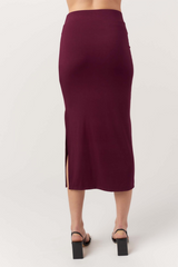 Dark Slate Gray Walk Away Skirt Midi Skirt