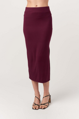 Light Gray Walk Away Skirt Midi Skirt