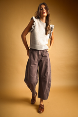 Sienna Frill Me In Ruffle Sweater Top Top