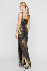 Light Gray Lilith | Column Gown Formal Gown