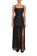 Dark Salmon Kaitlyn Skort Midi Skirt