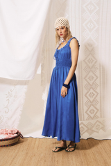 Light Gray Toto Ruched Midi Dress Midi Dress