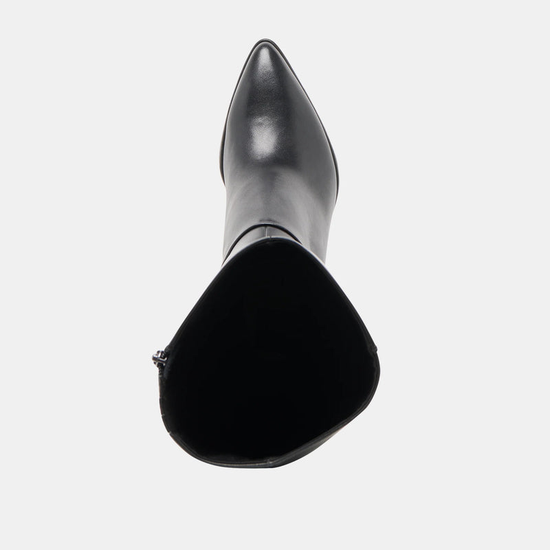 Black Aldy Boot Heel