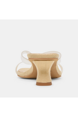 Lavender Brevel Vinyl Heels | Crystal Jelly Heel