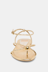 Kenley Sandals | Gold Leather
