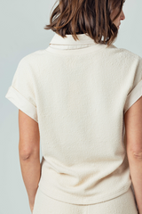 Light Gray Lune Top Top