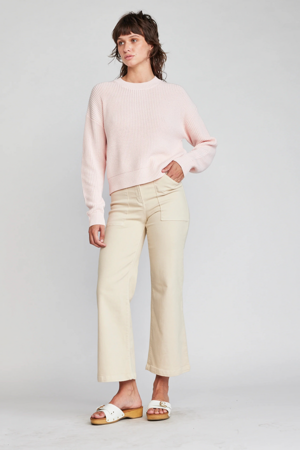 Light Gray Aria Hi-Waist Pants Pant