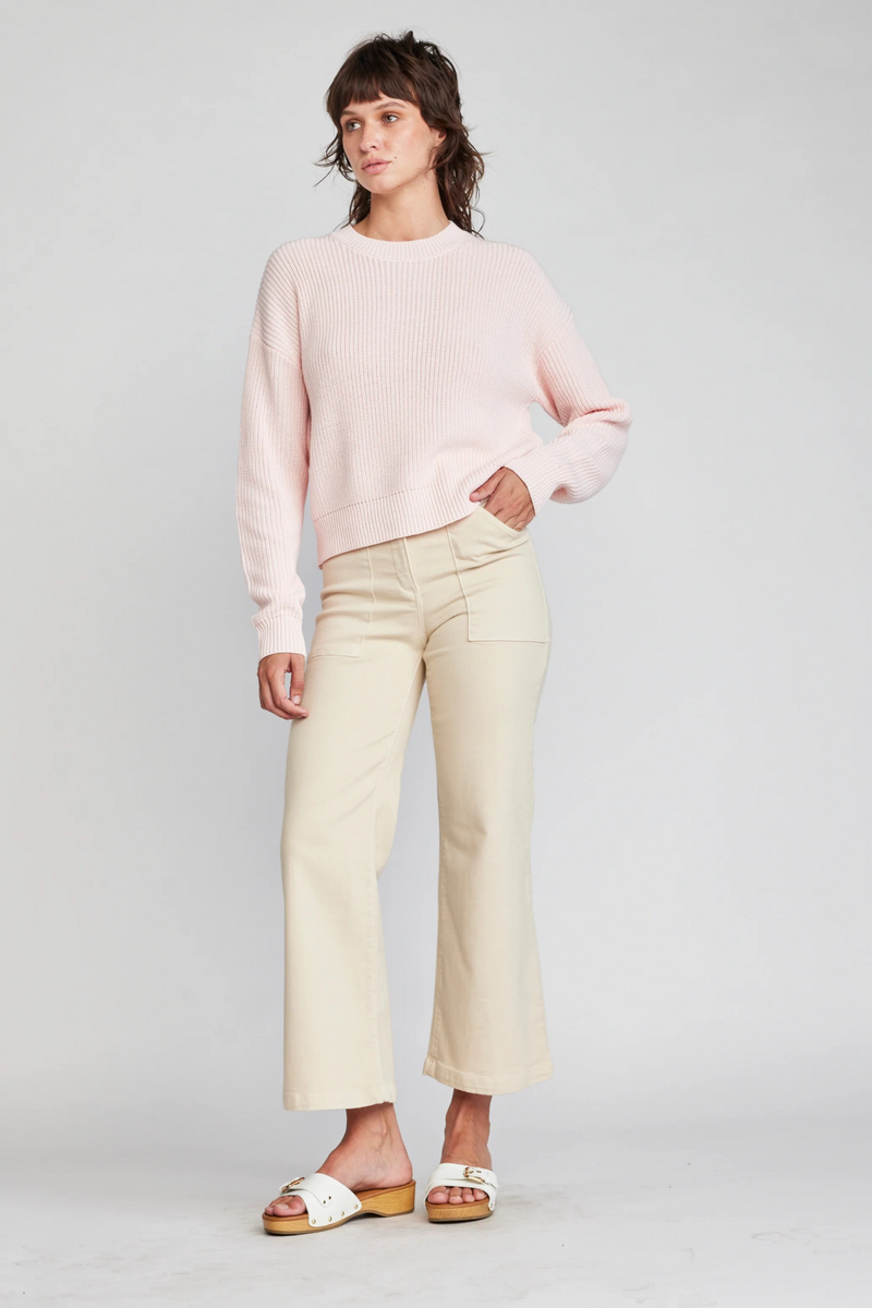 Light Gray Aria Hi-Waist Pants Pant