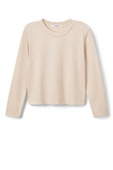 Light Gray Bruce Ringspun Cotton Bracelet Sleeve Tee Top