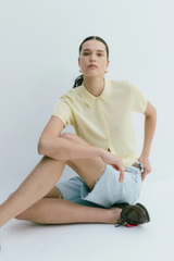 Lavender Nolan Relaxed Straight Cut Off | Postcards Vintage Short