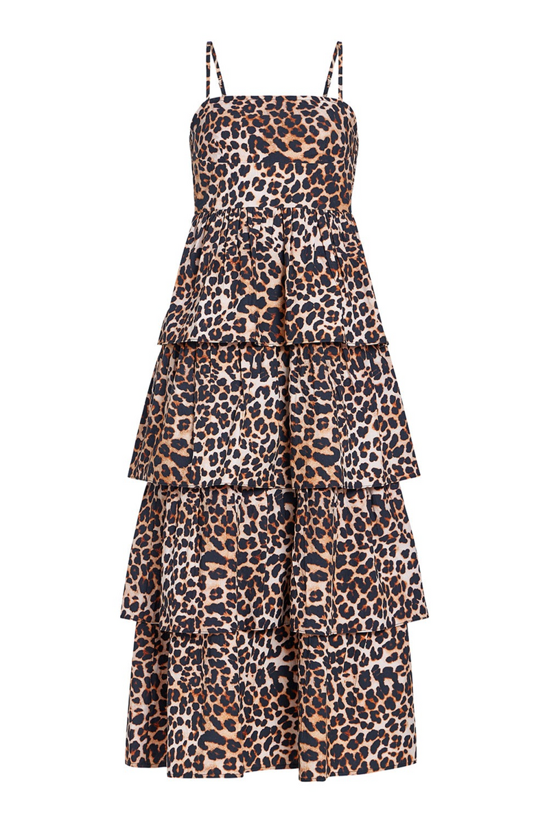 Wheat Ophelia Dress in Leopard Maxi Dress