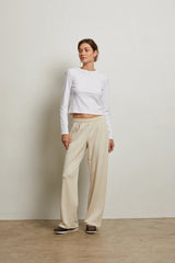 Gray Nora French Terry Pull On Pant Pant
