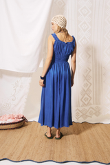 Light Gray Toto Ruched Midi Dress Midi Dress