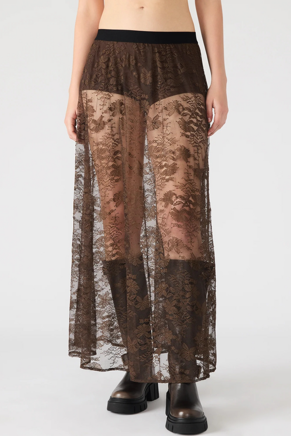 Dark Slate Gray Gisela Skirt Maxi Skirt