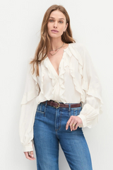 Beige The Favorite Belt in Burgundy/Gold Belt