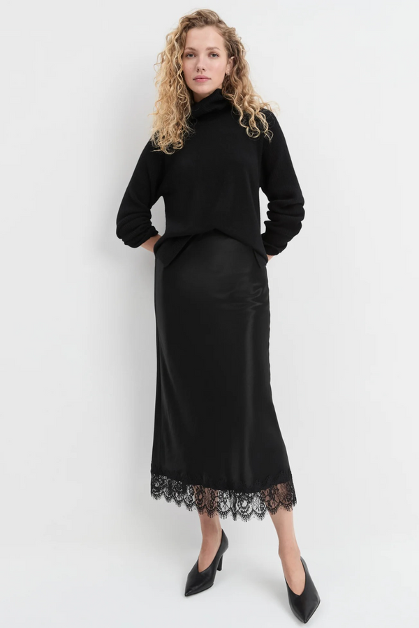 Black The Lacy Favorite Skirt Maxi Skirt