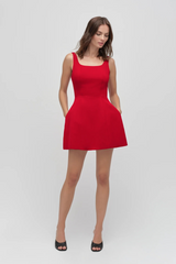 Light Gray The Morgan Dress Mini Dress