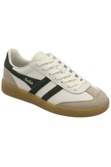 White Smoke Viper Leather Sneaker | White/Bone/Evergreen/Gum Sneaker