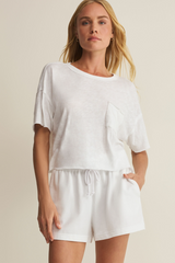 Light Gray Everyday Pocket Tee T Shirt