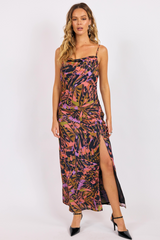Antique White Butterfly Kiss Bias Maxi Slip Dress Maxi Dress