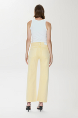 Light Gray Lexi Mid Rise Bowed Straight Jean | Day Glow Jeans